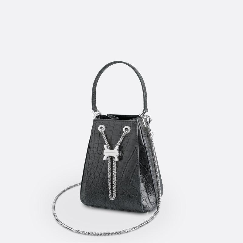 CREST LINK ORIGAMI BUCKET BAG